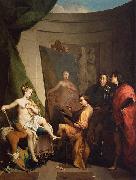 Nicolas Vleughels Apelles Painting Campaspe oil